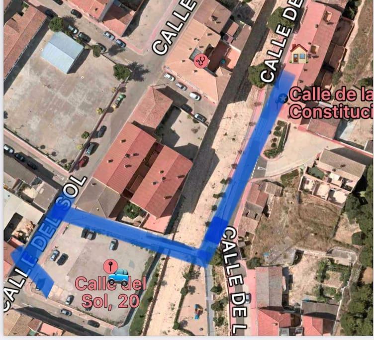 El Llano Job&Family Apartment La Puebla De Alfinden Bagian luar foto